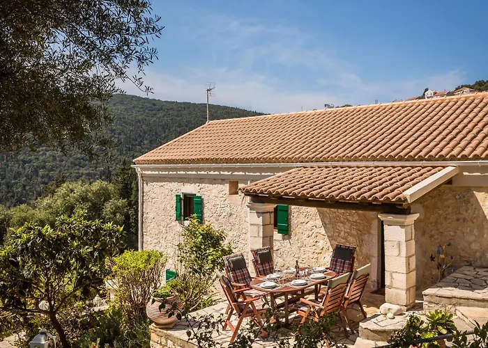 Traditional Stone House Anofli 1843 Kefalonia Feriehus